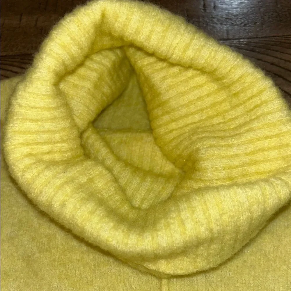 Athleta Yoga 🧘 Soft 🐢 Turtleneck Sweater Hi Low Polish!